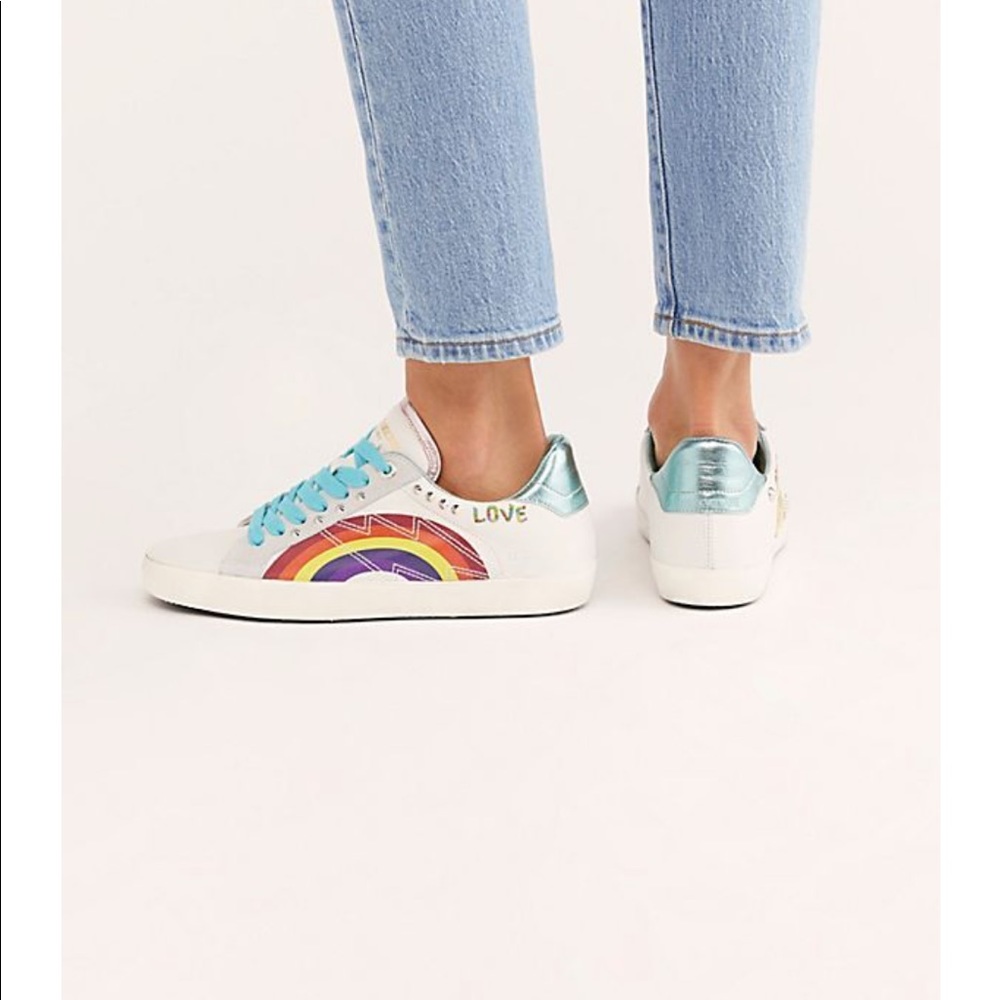 Free People x Zadig & Voltaire Rainbow Sneaker 10